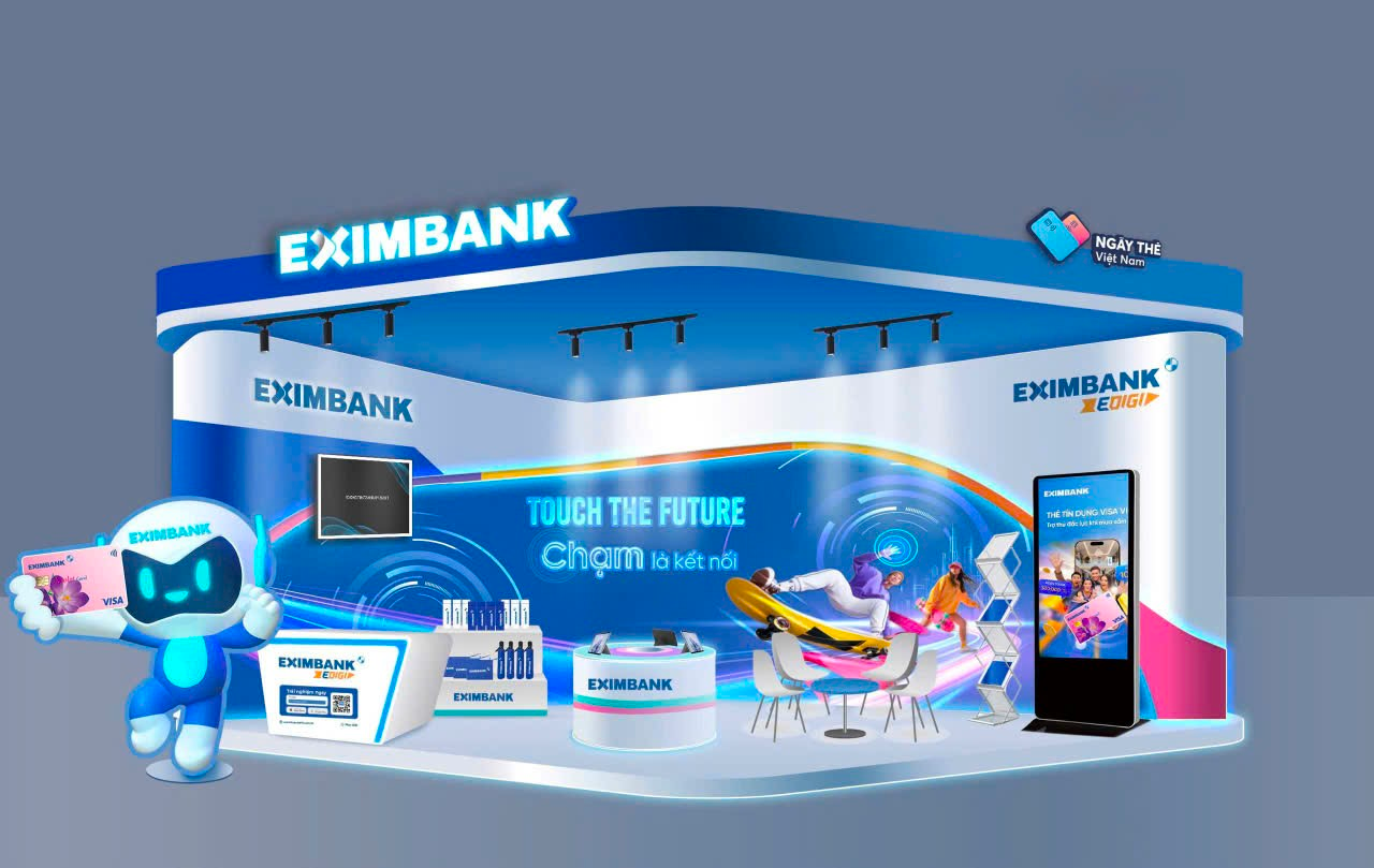 Eximbank mang thông điệp “Touch the Future – Chạm là kết nối” đến Ngày hội Thẻ Việt Nam 2025