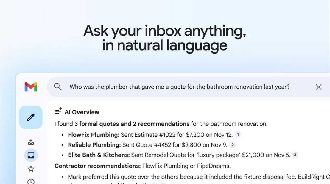 Google triển khai thay đổi lớn với Gmail, tác động mạnh đến trải nghiệm email