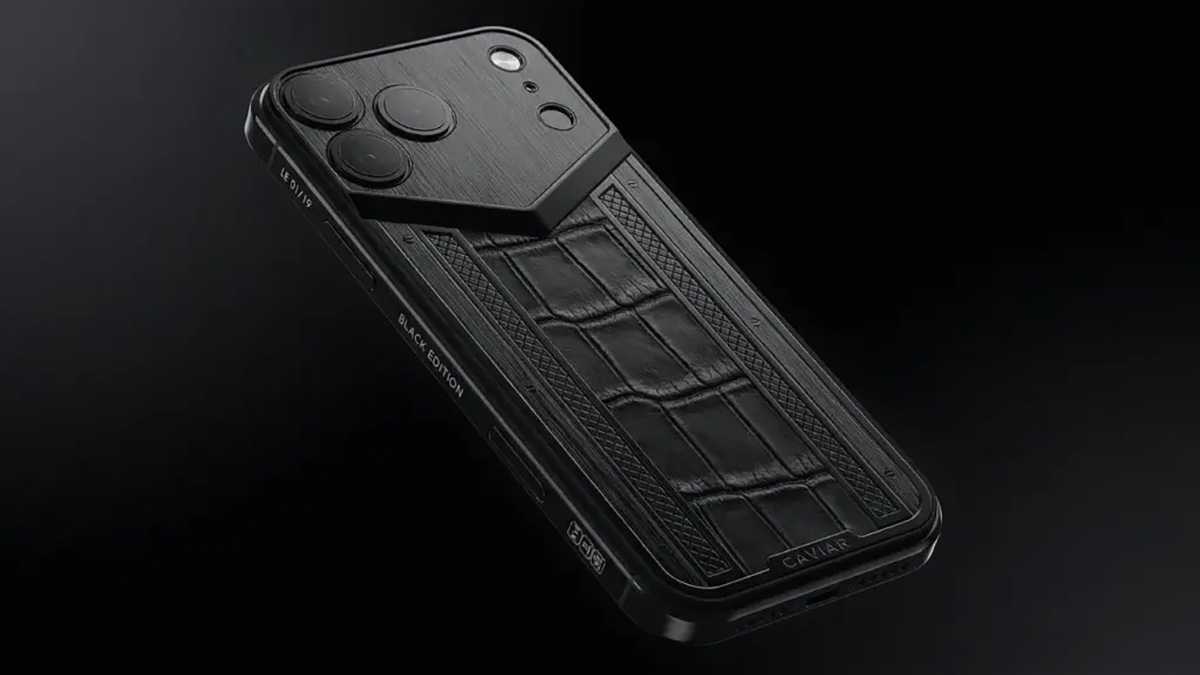 Caviar ra mắt iPhone 17 Pro Max với titan, da cá sấu và các chi tiết mạ vàng, giá từ 236 triệu đồng