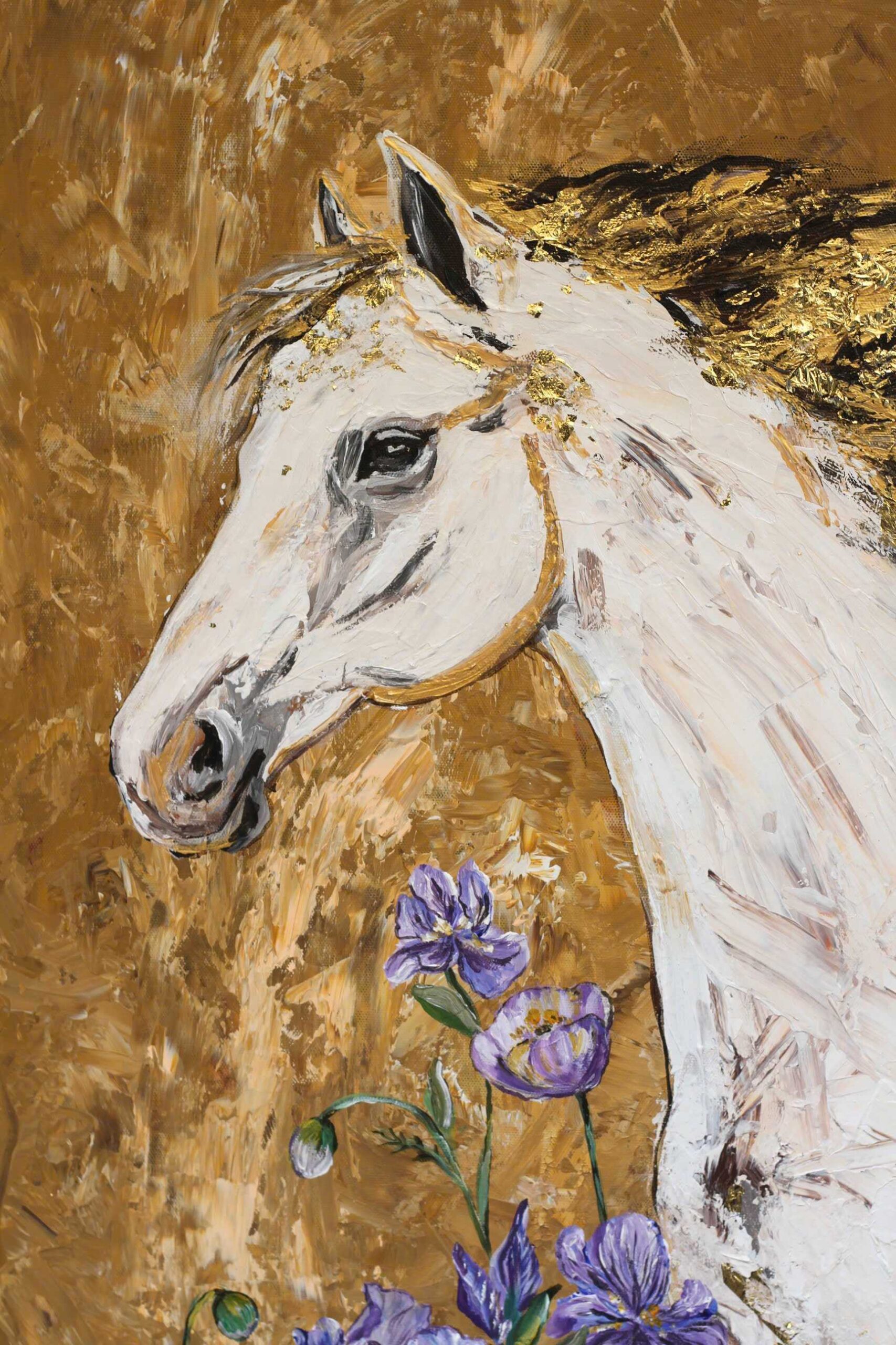 Vì sao “năm con ngựa” khiến giới trẻ săn tìm tranh ngựa? Ẩn ý phía sau bức “Bạch Mã Kim Hoa” gây chú ý năm 2026