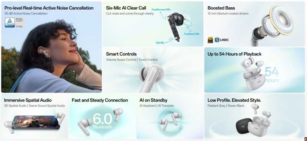 OnePlus ra mắt tai nghe Nord Buds 4 Pro: ANC 55dB, pin tới 54 giờ